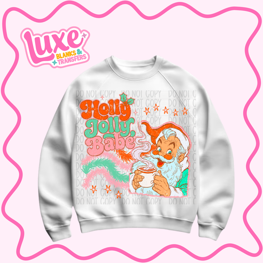 DTF Heat Transfer | Holly Jolly Christmas | #1366