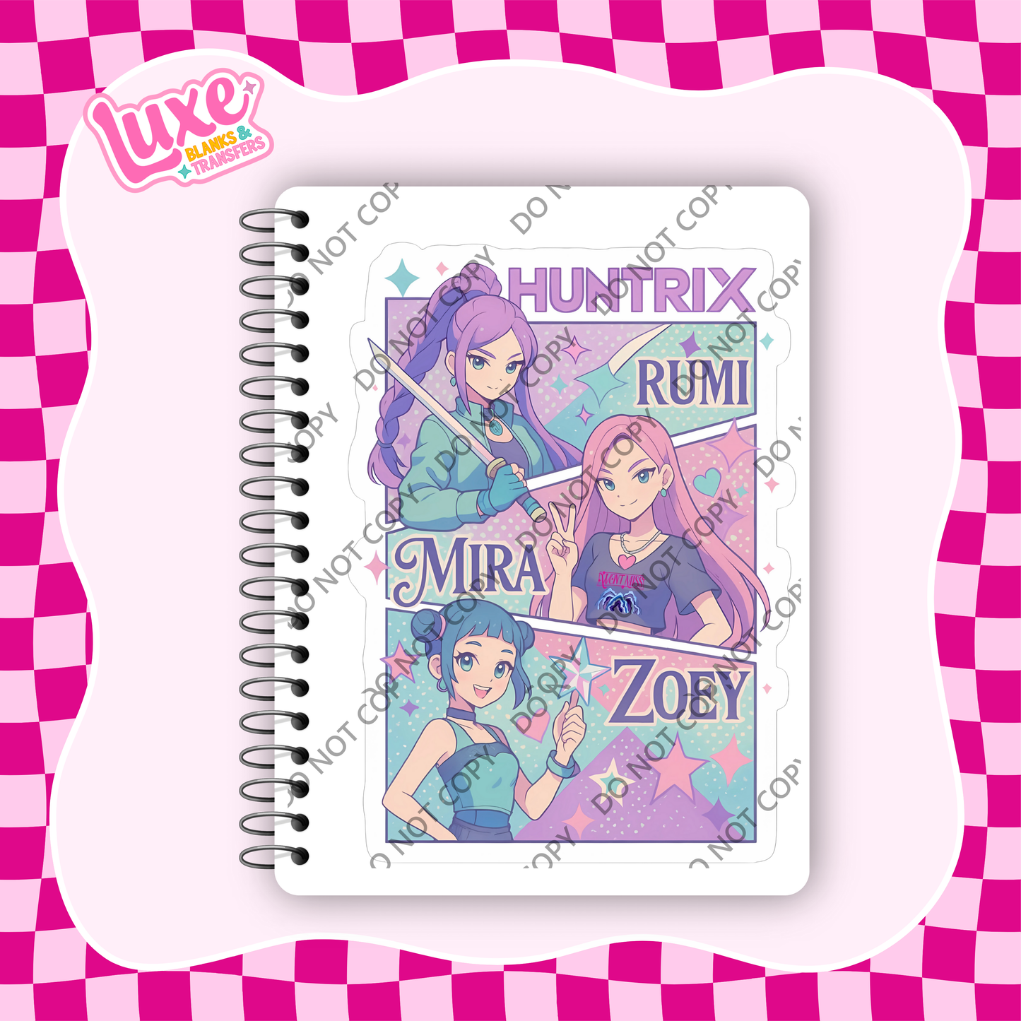 A5 Journal UV DTF Transfer | K-Pop | #A103