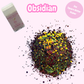 "Obsidian” Chunky Glitter (2oz Square Glitter Shaker)