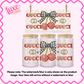16oz UV DTF Wrap | GG Cherry Disco Red | #2059