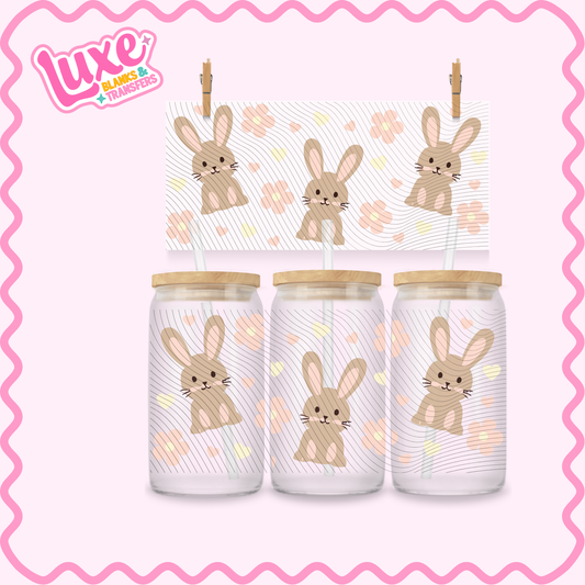 16oz UV DTF Wrap | Bunnies | #2979