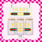 G Logo Pattern UV DTF Wrap by Luxe (#699)