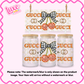 16oz UV DTF Wrap | GG Cherry Disco Orange | #2060