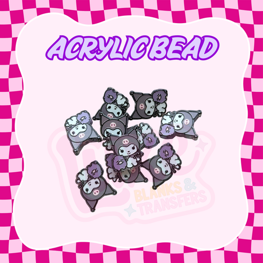 Flatback Acrylic Bead | Ku/romi