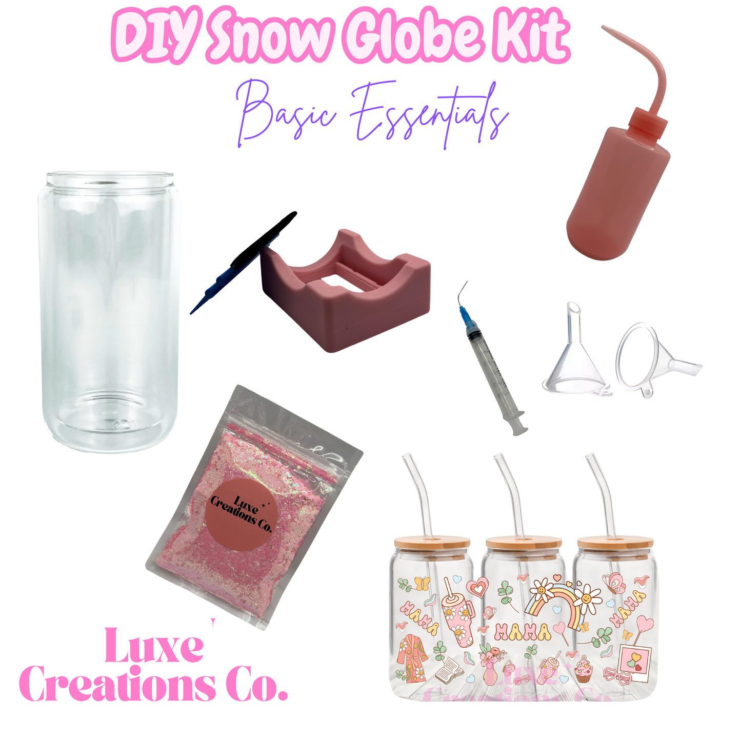DIY Snow Globe Starter Kit (Basic Essentials)
