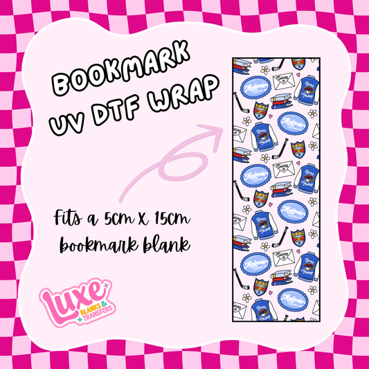 Off Campus | Bookmark UV DTF Wrap (#D36)