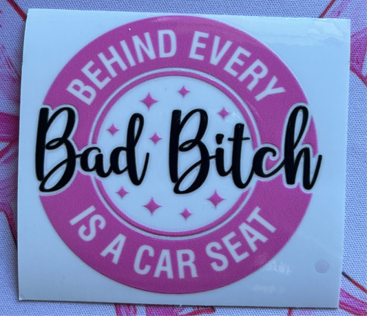 “Bad Bit**” UV DTF MEDIUM Decal (Ready To Ship)
