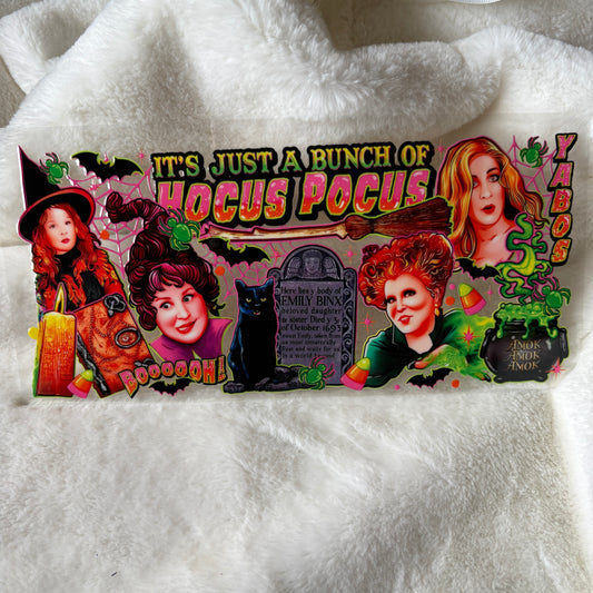 U16oz UV DTF Wrap | "Hocus" C117 | READY TO SHIP