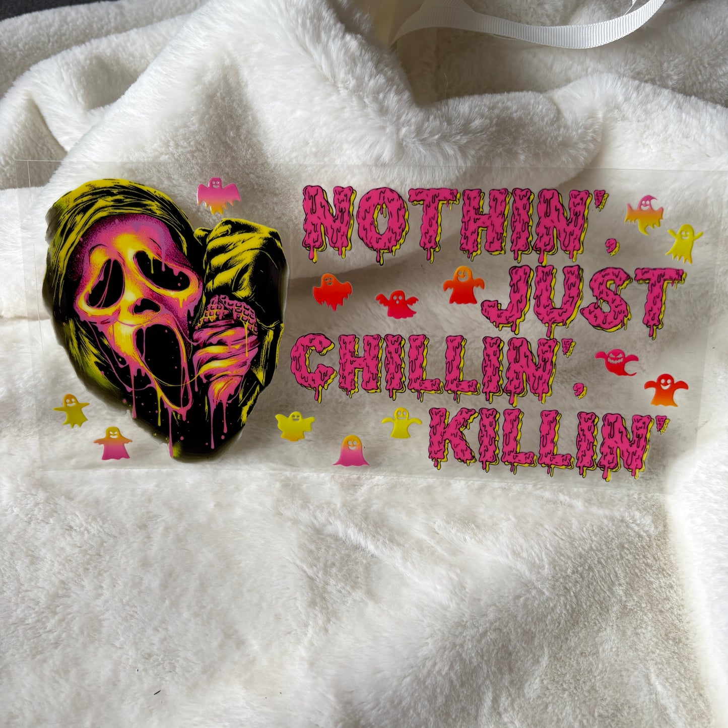 U16oz UV DTF Wrap | "Just Chillin" C115A | READY TO SHIP