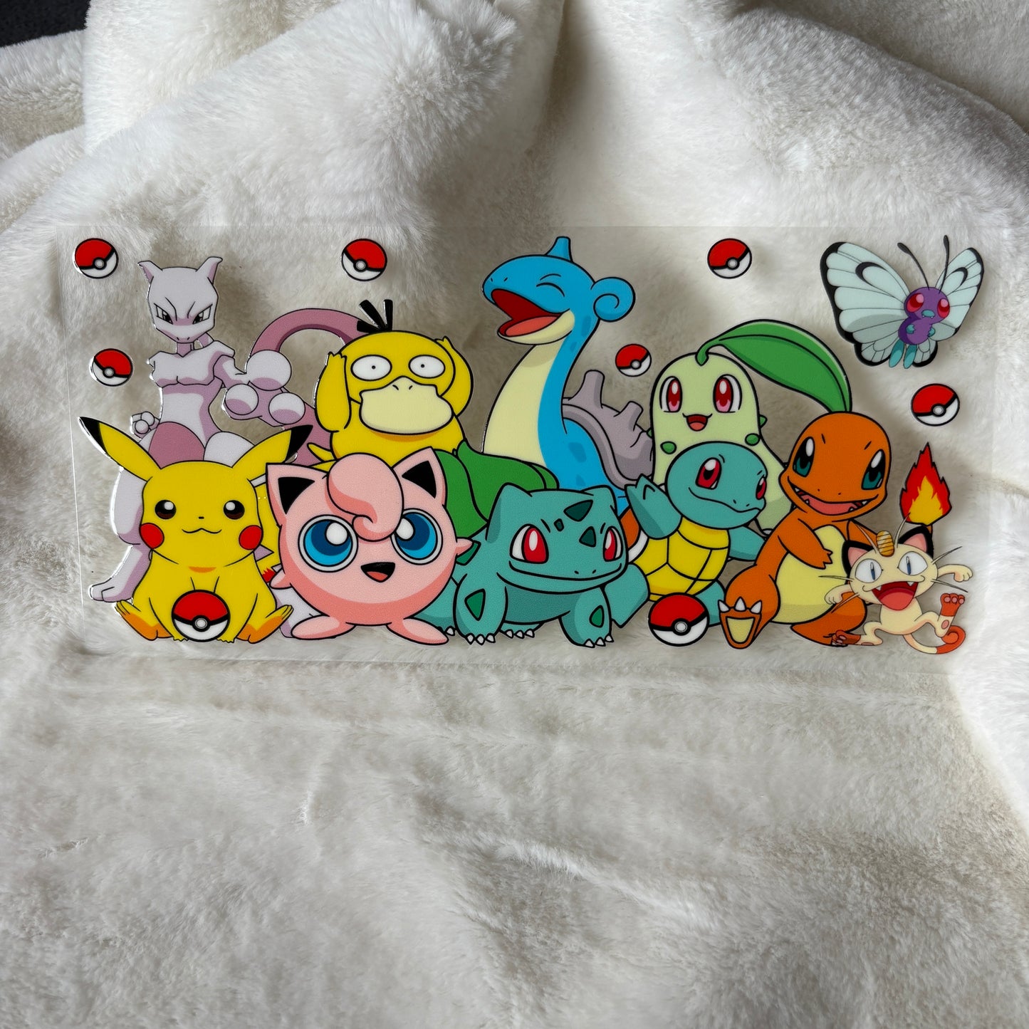 U16oz UV DTF Wrap | "Poke Characters" C107A | READY TO SHIP