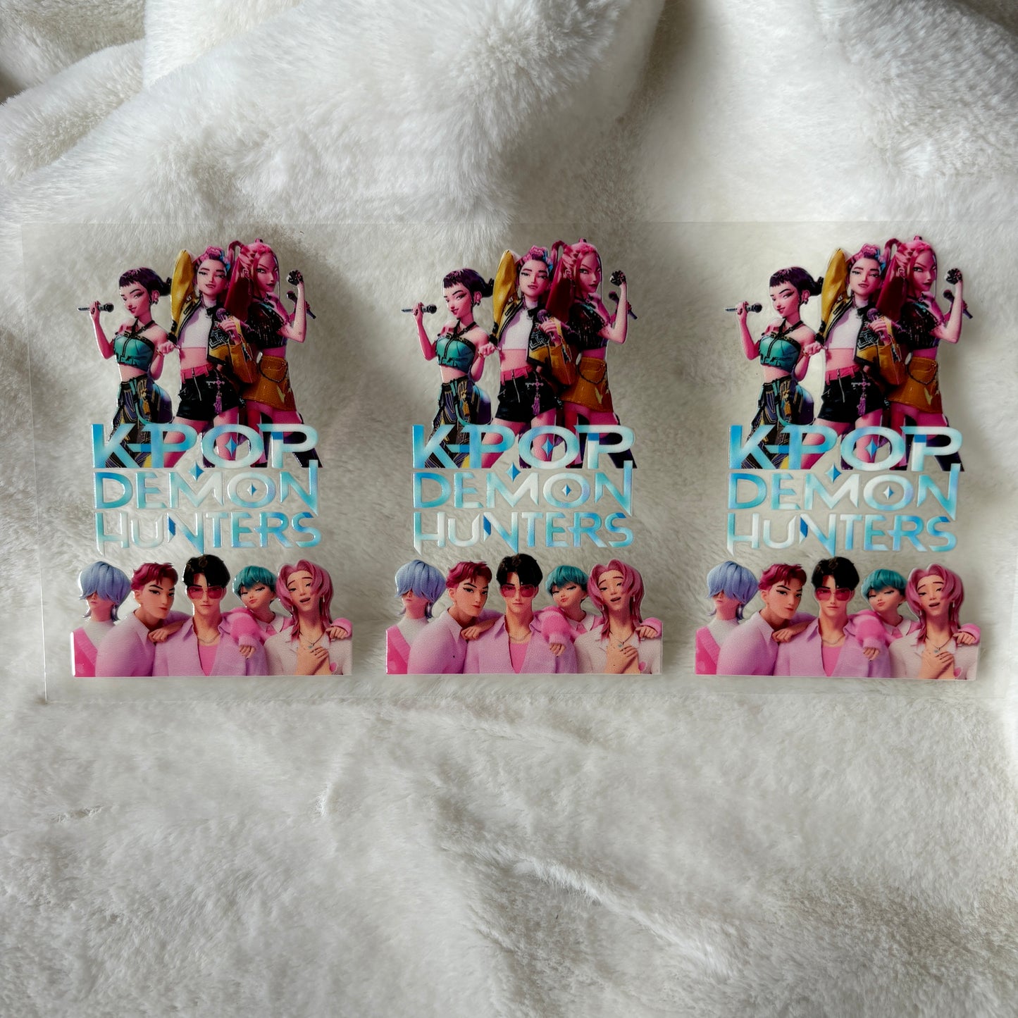 U16oz UV DTF Wrap | "K-POP Demon Hunters Girl & Boy Band" C121 | READY TO SHIP