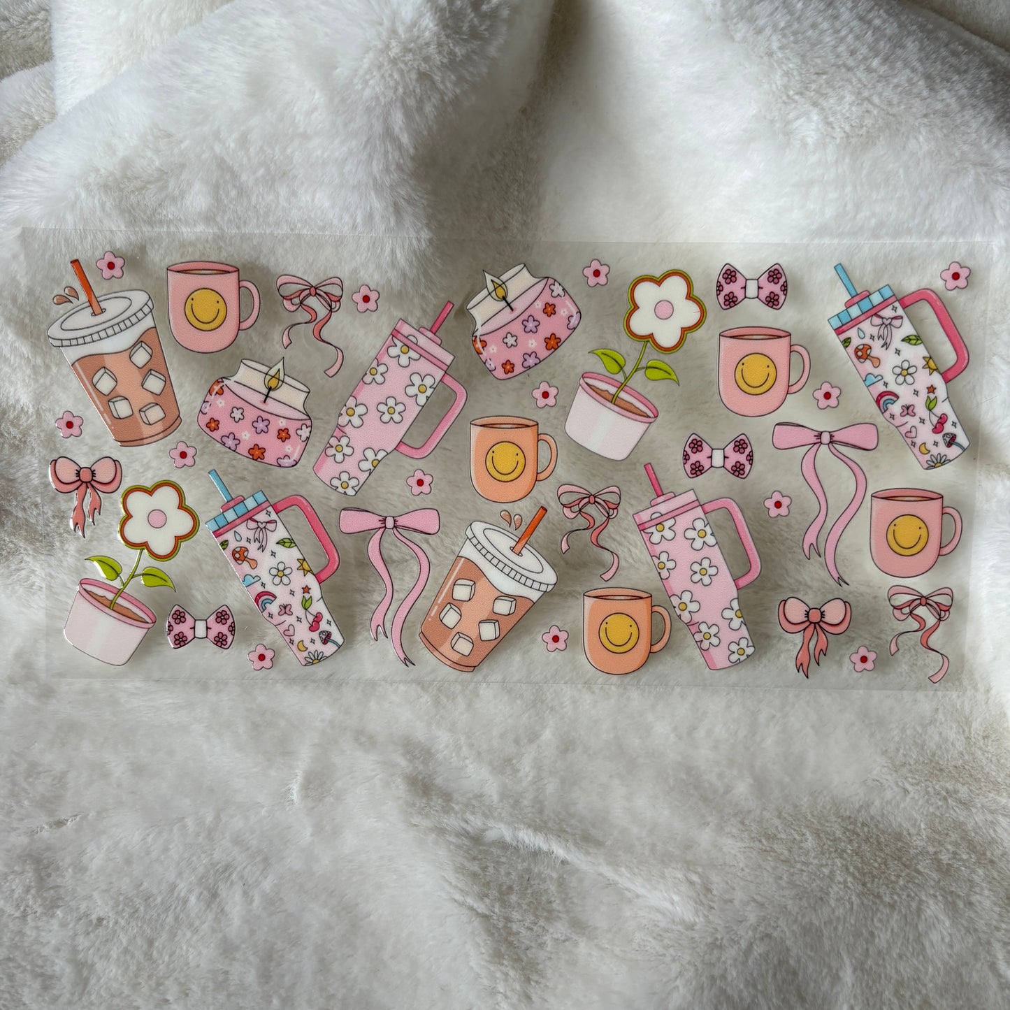 U16oz UV DTF Wrap | "Cutesy & Cosy Girl" C140 | READY TO SHIP