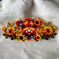 U16oz UV DTF Wrap | "Gingham Sunflower Highland" C141 | READY TO SHIP