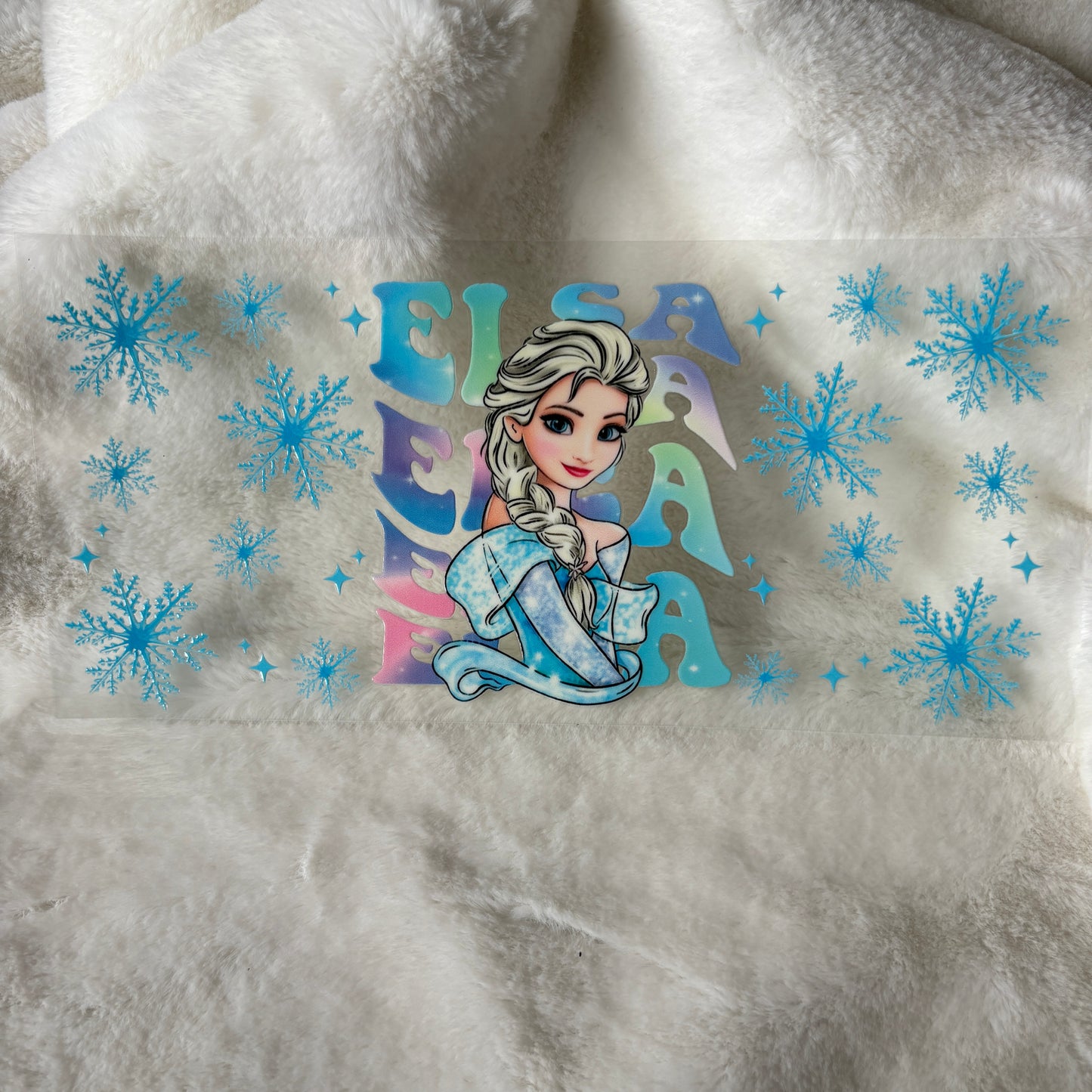 U16oz UV DTF Wrap | "Els.a Character" C151 | READY TO SHIP