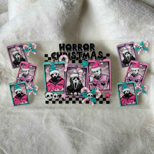 U16oz UV DTF Wrap | "Horror Christmas" C44A | READY TO SHIP