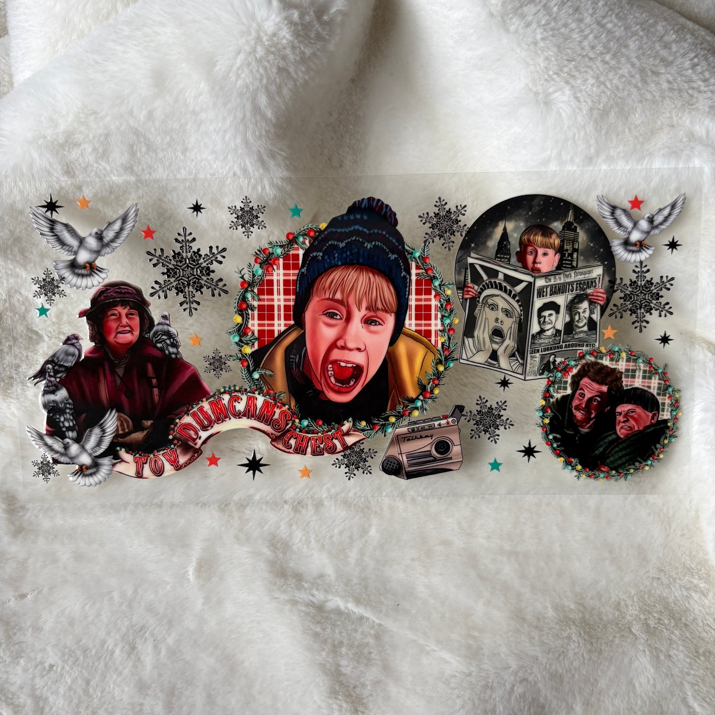 U16oz UV DTF Wrap | "Home Alone Christmas Movie 2" C33A | READY TO SHIP