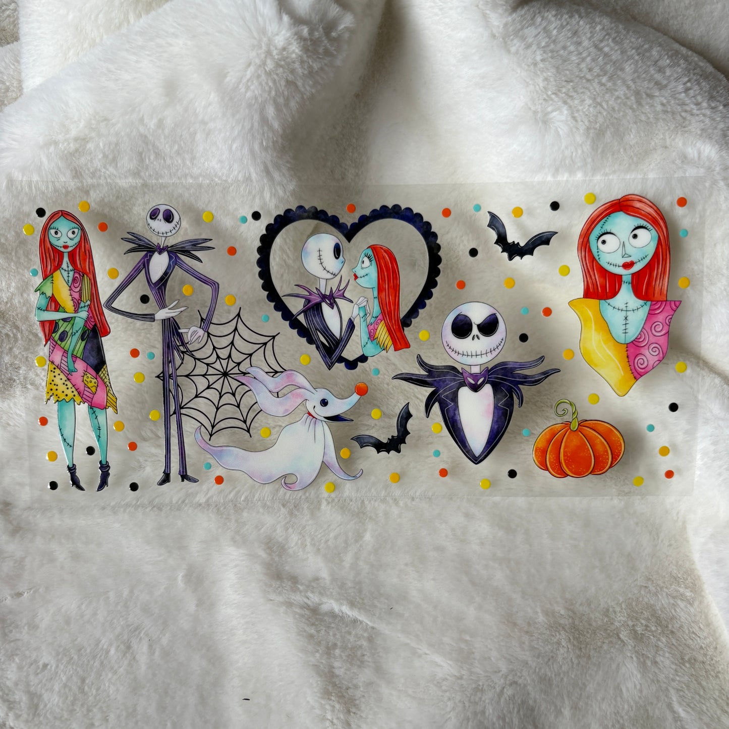 U16oz UV DTF Wrap | "Nightmare Before Xmas" C30A | READY TO SHIP