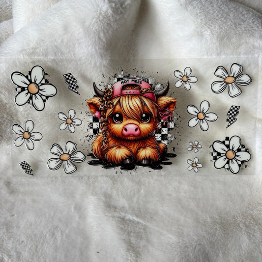 16oz UV DTF Wrap | "Checkered Highland" C29A | READY TO SHIP