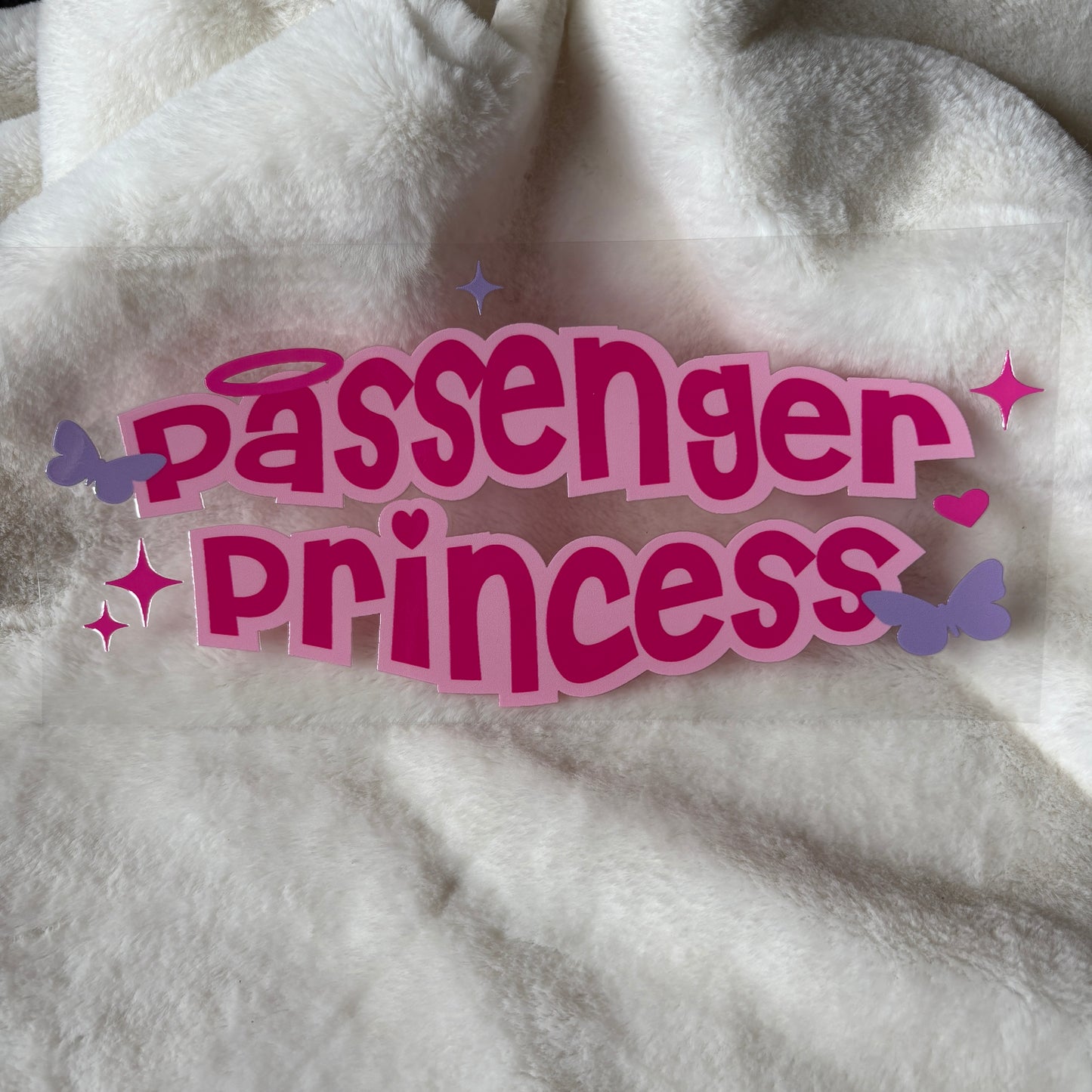 16oz UV DTF Wrap (Double Sided) | "Passenger Princess" D22 | READY TO SHIP