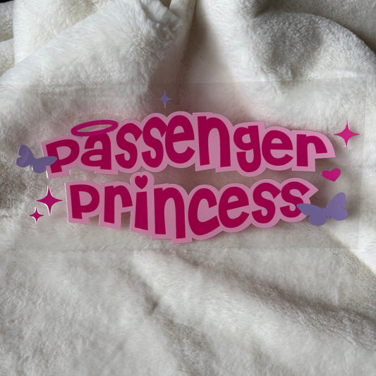 16oz UV DTF Wrap (Double Sided) | "Passenger Princess" D22 | READY TO SHIP