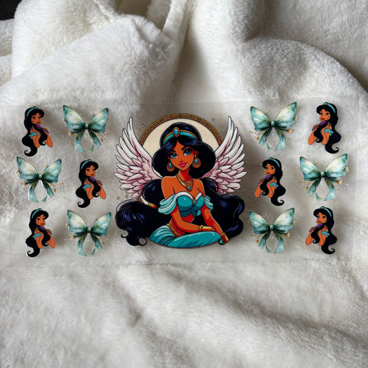 U16oz UV DTF Wrap (Double Sided) | "Jas. Princess" D4A | READY TO SHIP