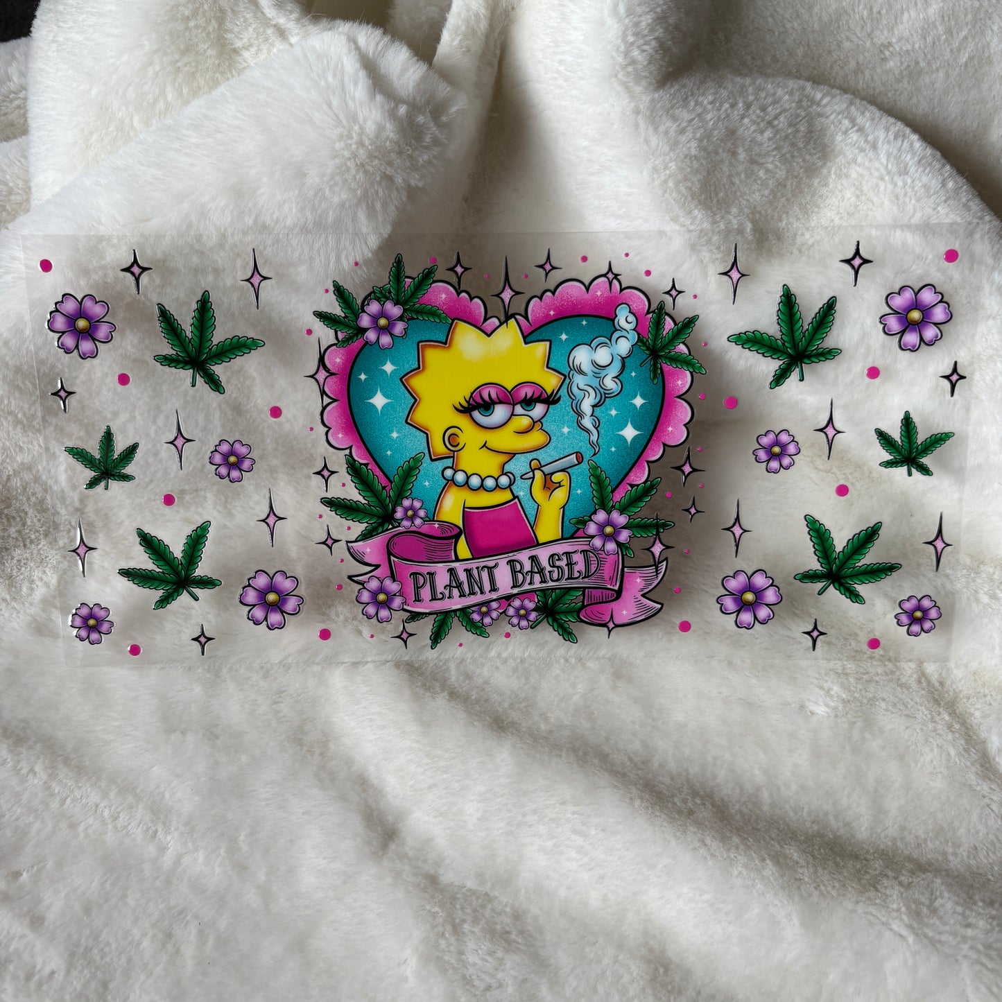 U16oz UV DTF Wrap (Double Sided) | "Plant Based" D12 | READY TO SHIP