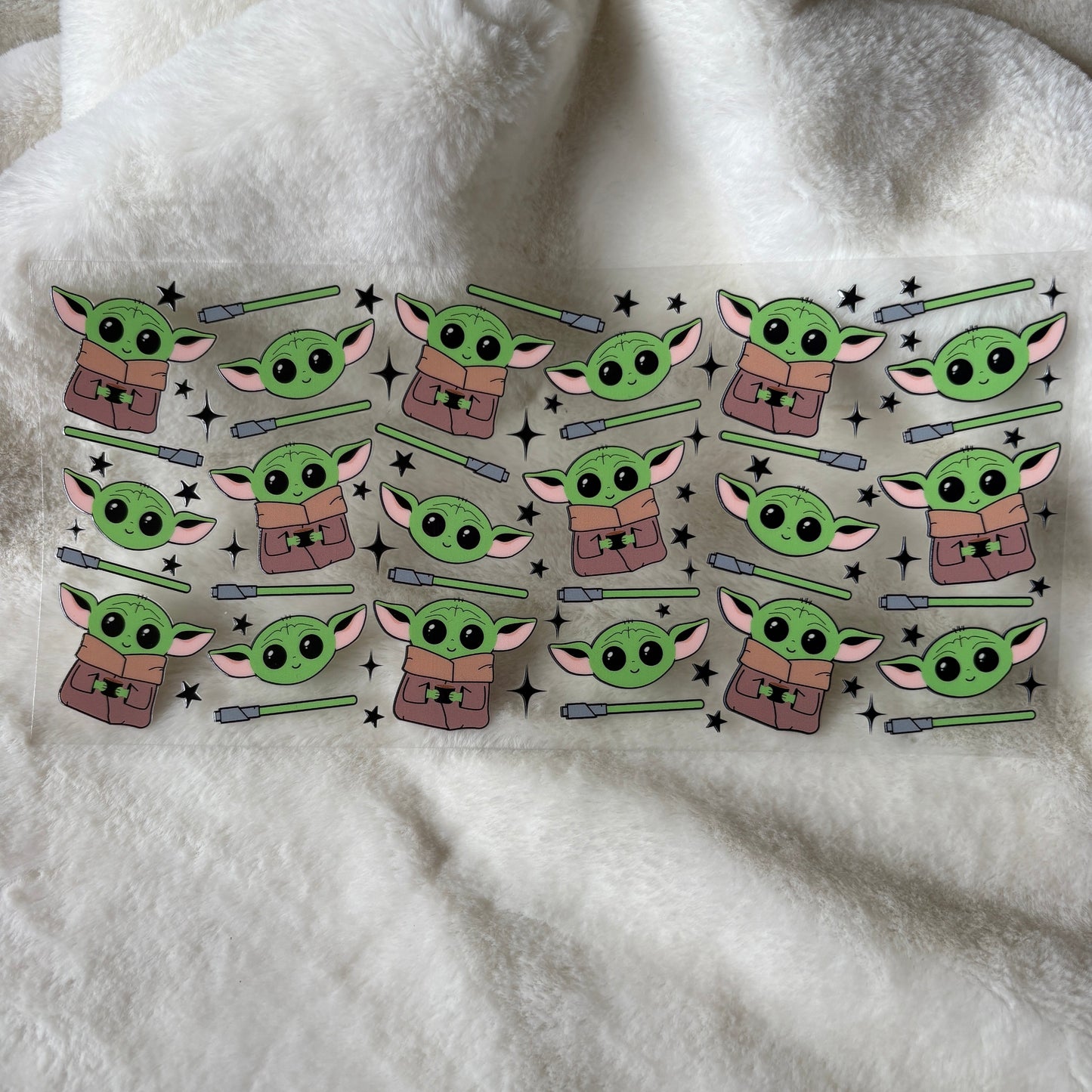 U16oz UV DTF Wrap | "Cute Y.oda" C277 | READY TO SHIP