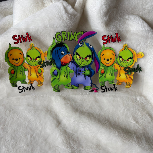 16oz UV DTF Wrap | "Characters Gr!nch" C306 | READY TO SHIP