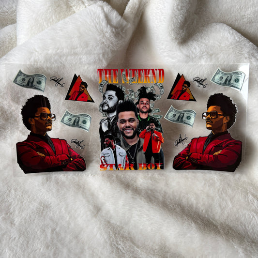 U16oz UV DTF Wrap (Double Sided) | "Weeknd" C183 | READY TO SHIP