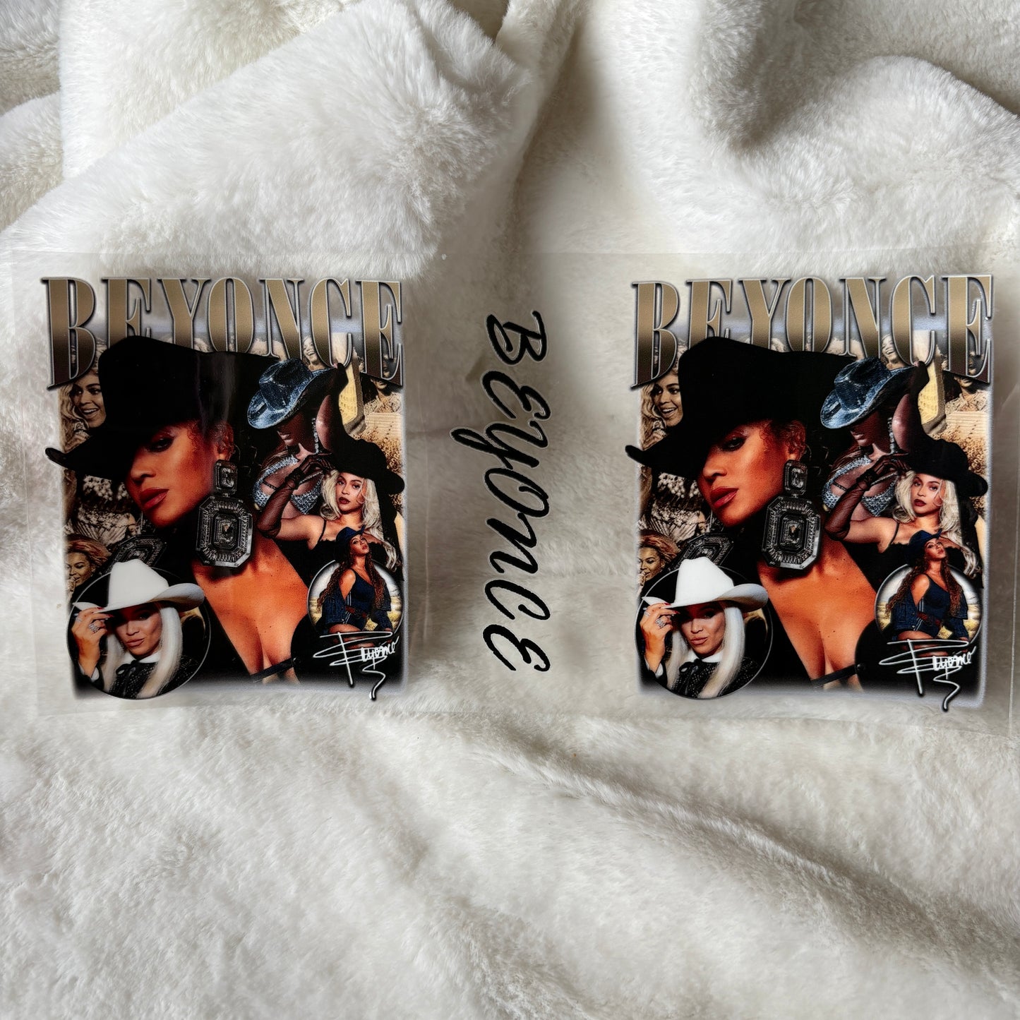 U16oz UV DTF Wrap (Double Sided) | "Bey." C182 | READY TO SHIP
