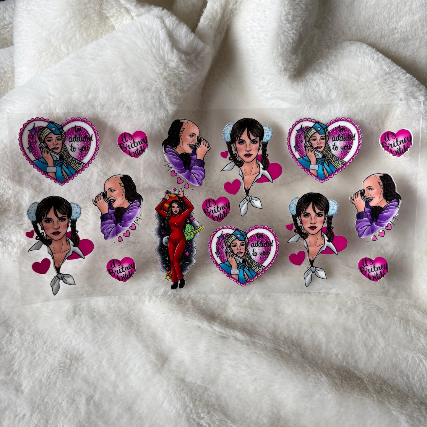 U16oz UV DTF Wrap (Double Sided) | "It's Britney B*tch" C181A | READY TO SHIP