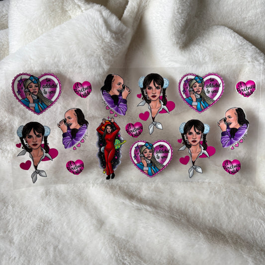 U16oz UV DTF Wrap (Double Sided) | "It's Britney B*tch" C181A | READY TO SHIP