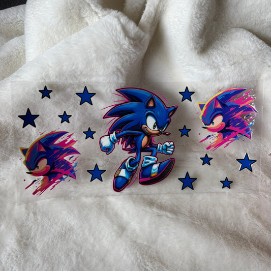 U16oz UV DTF Wrap (Double Sided) | "Fast Character" C180 | READY TO SHIP