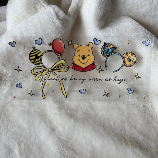 16oz UV DTF Wrap (Double Sided) | "Sweet As Honey" D28 | READY TO SHIP