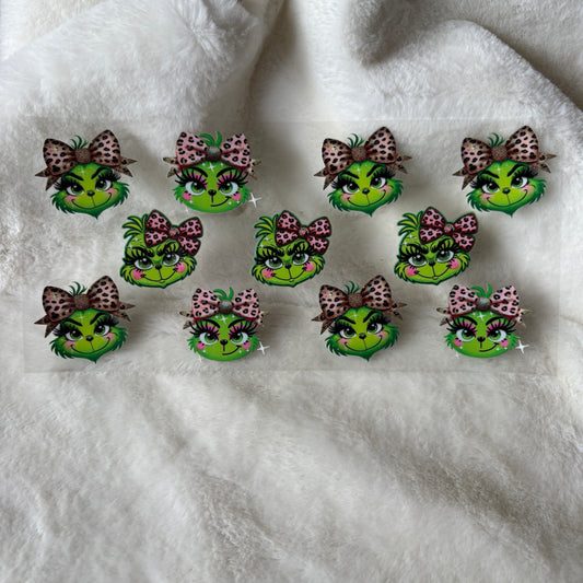 16oz UV DTF Wrap (Double Sided) | "Gr!nch" C170 | READY TO SHIP