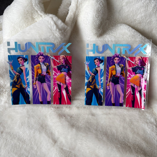 16oz UV DTF Wrap (Double Sided) | "K-Pop Huntrix" C167 | READY TO SHIP