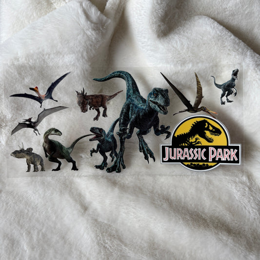 16oz UV DTF Wrap | "Jurassic" C366 | READY TO SHIP