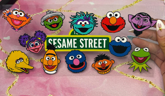"Sesame St" UV DTF Wrap (C3)