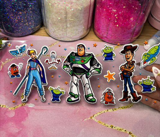 "T Story Stickers" UV DTF Wrap (C5)