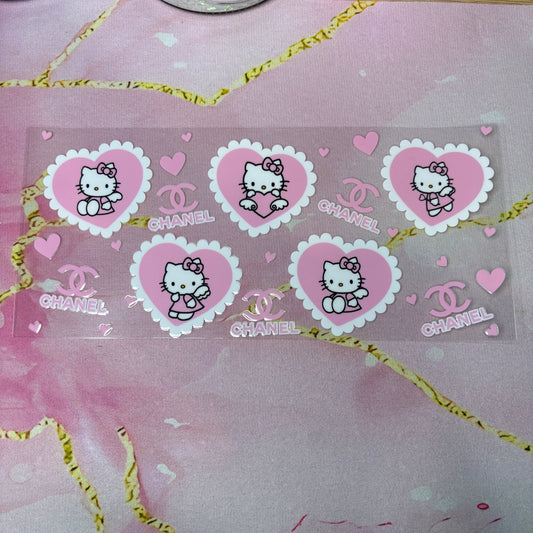 "HK Hearts" UV DTF Wrap (C34)