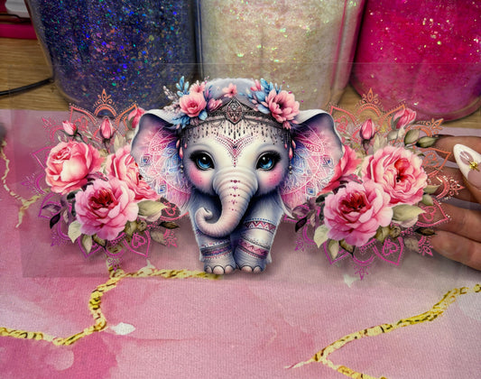 "Elephant Pink" UV DTF Wrap (C49)