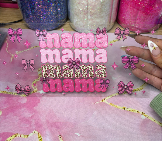 "Mama Pink" UV DTF Wrap (C51)