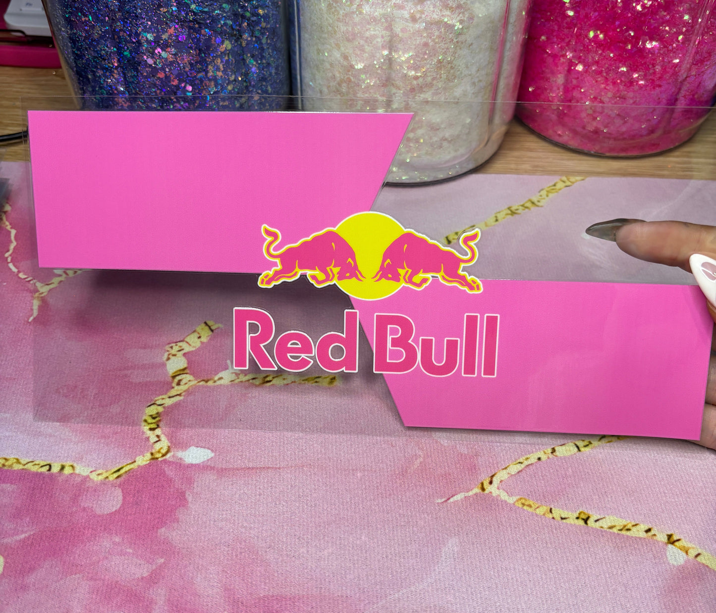 "Pink RB " UV DTF Wrap (C61)