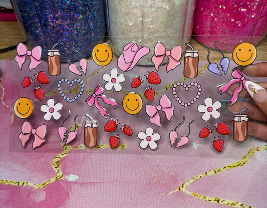 "Cute Girly" UV DTF Wrap (C67)