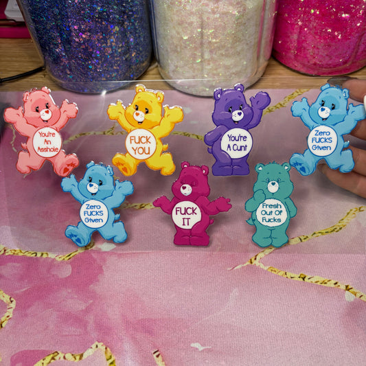 "Swear Bears" UV DTF Wrap (C163)