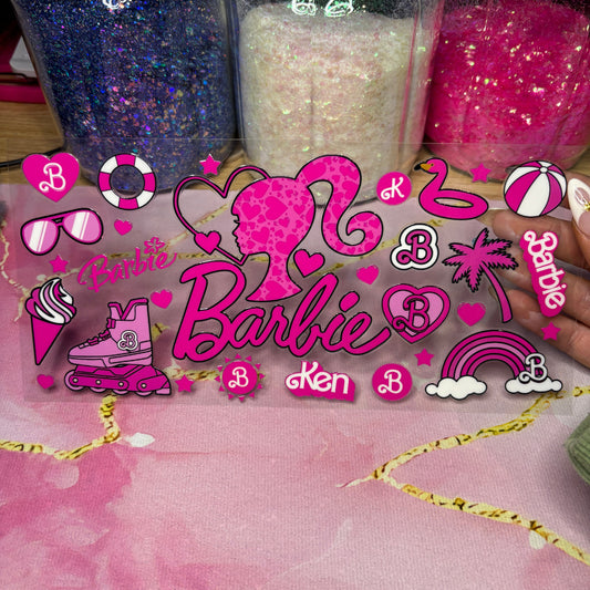 "Pink Doll" UV DTF Wrap (C80)