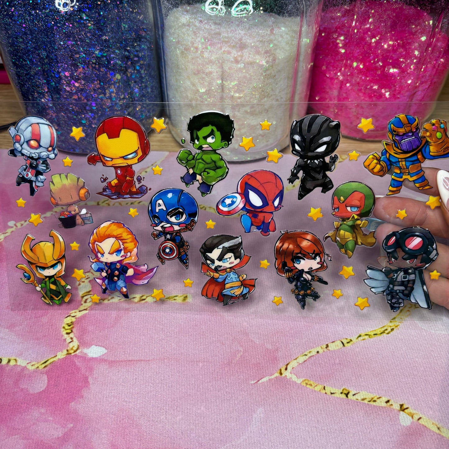 "Cute Heroes" UV DTF Wrap (C81)