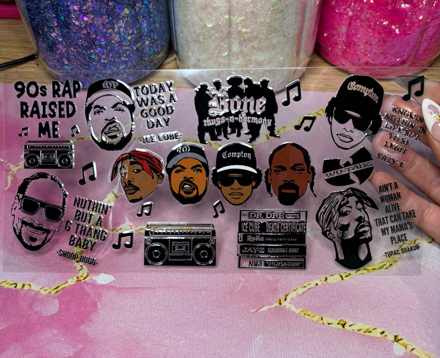 "Rap" UV DTF Wrap (C89)