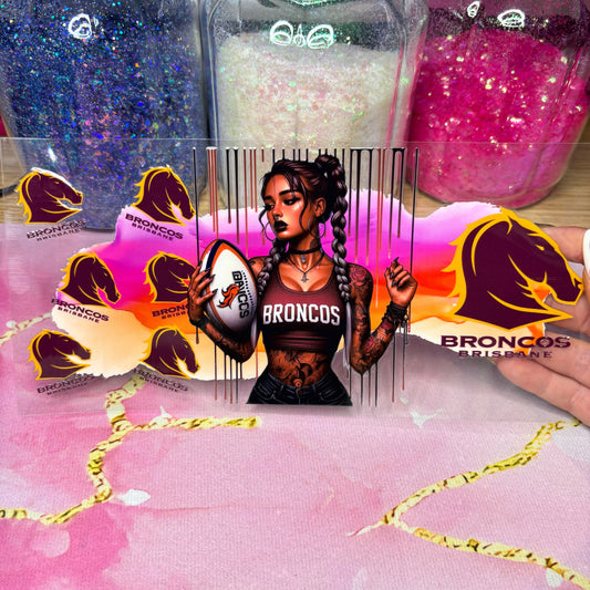 "Broncos Girl" UV DTF Wrap (C95)