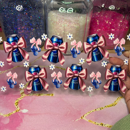 "Cola Bows" UV DTF Wrap (C119)